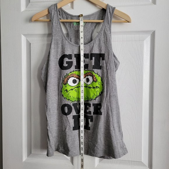 "Get Over It" Oscar The Grouch Tank Top - Picture 7 of 8